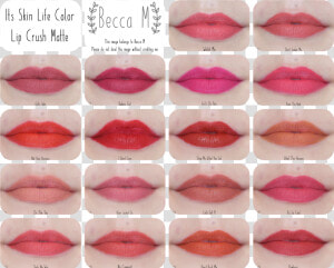 It  39 s Skin Lip Crush Matte Swatch  HD Png Download