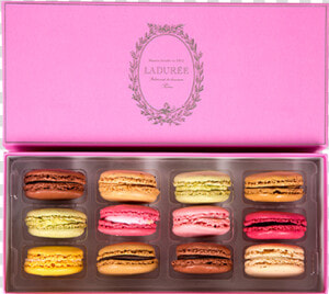 Laudree St Valentin 12 Macarons   Laduree Box Of Macarons  HD Png Download