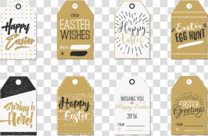 Easter Gift Tags Collection Example Image   Label  HD Png Download