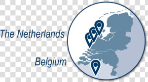 Map Tulip Fields Netherlands  HD Png Download