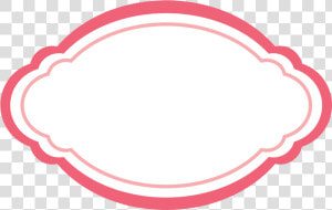 Serving tray   Pink Oval Frame Png  Transparent Png