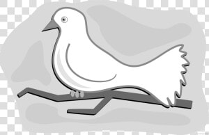 Dove Clipart Black And White   Dove Clipart  HD Png Download