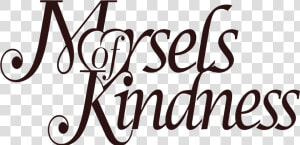 Transparent Kindness Png   Calligraphy  Png Download