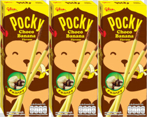 Glico Chocolate Banana Pocky  HD Png Download