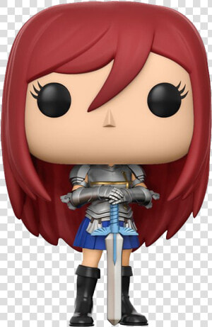 Transparent Erza Scarlet Png   Erza Scarlet Funko Pop  Png Download