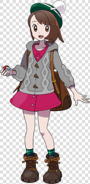 Sword Shield Female Trainer   Pokemon Sword And Shield Characters  HD Png Download