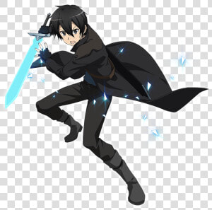 Sword Art Online Kirito Vs Dragon   Sword Art Online Kirito Png  Transparent Png