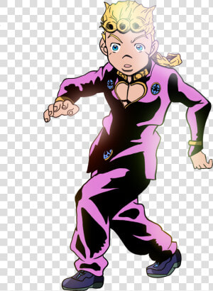 Transparent Yoshikage Kira Png   Giorno Giovanna Pose With Stand  Png Download