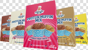 Frankys Bakery Protein Muffin Mix Forest Fruit  800x800     Food  HD Png Download