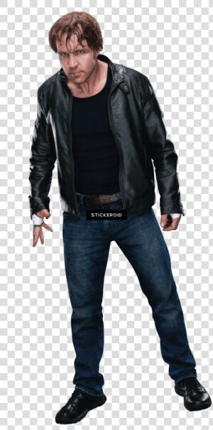 Dean Ambrose Leather Jacket Standing   Dean Ambrose Full Body Png  Transparent Png