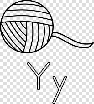 Y Is For Yarn Svg Clip Arts   Ball Of Yarn Clipart  HD Png Download