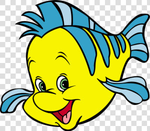 Flounder Png   Disney Little Mermaid Flounder  Transparent Png