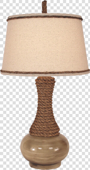 Cottage Glaze Aladdin Table Lamp W  Rope   Lamp  HD Png Download