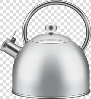 Silver Kettle Png Clipart   Kettle Png  Transparent Png