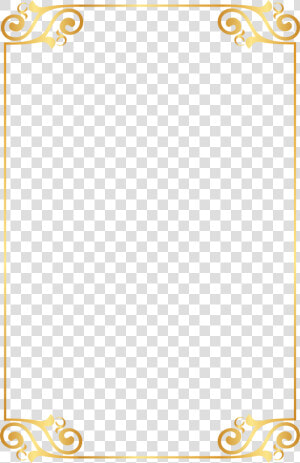 Transparent Gold Border Clipart   Gold Color Border Png  Png Download