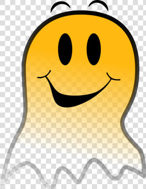 Ghost Smiley Clip Arts   Smiley Fantôme  HD Png Download