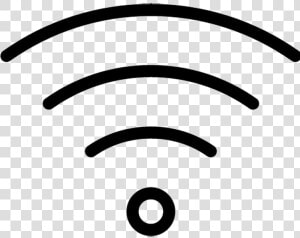 Black Wifi Logo Transparent Background Png   Wifi Line Icon Png  Png Download