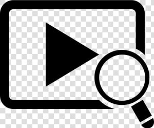 Video Search   Search Video Icon Png  Transparent Png