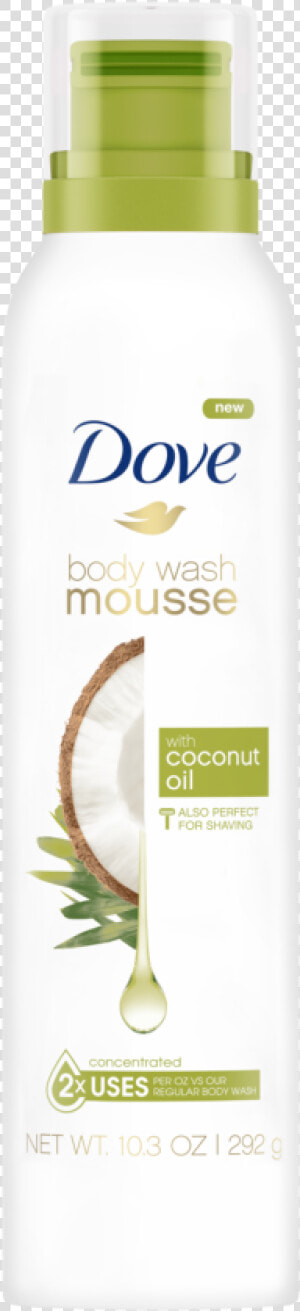 Body Wash Mousse With Coconut Oil   Dove Shower Mousse Coconut  HD Png Download