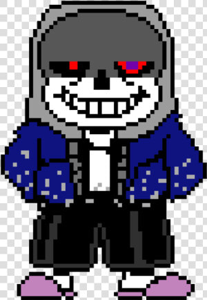 Art Sans Undertale Character Fictional Pixel   Sans Undertale  HD Png Download