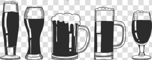 On Tap This Week   Draft Beer Black And White  HD Png Download