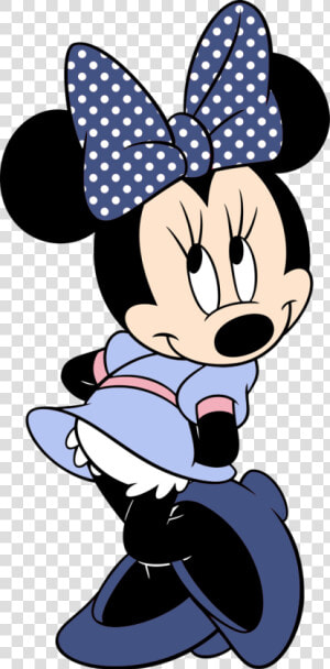 Blue Mouse Minnie Preto With Suit Clipart Mickey Festa   Purple Minnie Mouse Clipart  HD Png Download