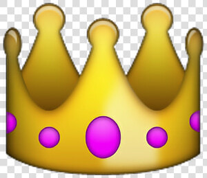 Emoji King Png The Emoji King Sticker   Iphone Crown Emoji Png  Transparent Png