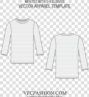 Men Tee With 3 4 Sleeves Class Lazyload Lazyload   Long Sleeve T Shirt Design Png  Transparent Png