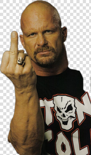 Transparent Steve Austin Png   Stone Cold Middle Finger  Png Download