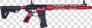 Ar 15 Red Handguard   Lar 47 Delta  HD Png Download