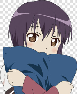 Hugging A Pillow     Yuru Yuri Yui Funami  HD Png Download