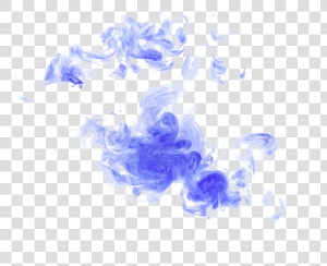 Blue Watercolor Painting   Watercolor Smoke Purple  HD Png Download