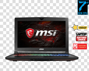 Msi Ge72vr Apache Pro 7rf  HD Png Download