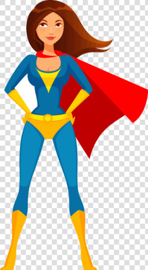 Superhero Clipart Girls Transparent Png   Woman Superhero Clipart  Png Download