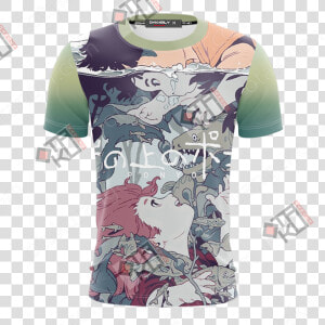 Ponyo And Sosuke Unisex 3d T shirt   Ponyo T Shirt  HD Png Download