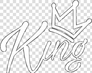  king  king  crown  couronne  whitecrown  text  textking   Fringe Hair Studio  HD Png Download