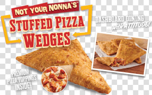 Not Your Nonna S Stuffed Pizza Wedges   Fried Food  HD Png Download