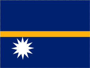 Flag Of Nauru Logo Png Transparent   Flag  Png Download