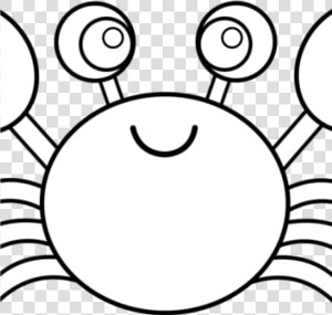 Crab Clipart Black And White Book Clipart Hatenylo   Dibujo Un Cangrejo Para Pintar  HD Png Download