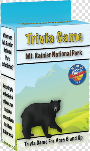 Mount Rainier National Park Trivia Card Game  HD Png Download