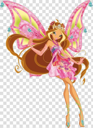 The Fan Favorite Fairy Form For Having The Most Beautiful   Winx Flora Enchantix  HD Png Download