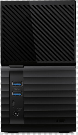 Wd My Book Duo Desktop Raid 4tb   Western Digital My Book Duo Desktop Black Disk Array  HD Png Download