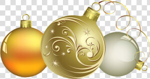 Png Para Decorações De Natal   Gold Christmas Ball Transparent  Png Download