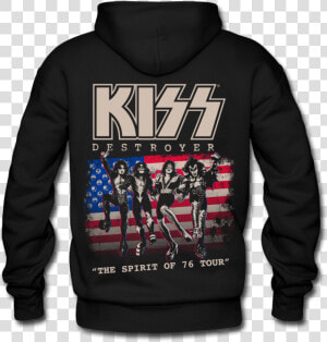 Kiss Band Pullover Hoodies   Png Download   Kiss Destroyer Spirit Of 76  Transparent Png