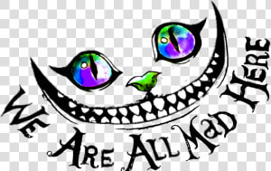 Alice In Wonderland Cheshire Cat Drawing Clipart     Cheshire Cat Tattoo Designs  HD Png Download