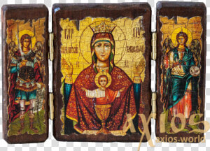 Icon Under The Antiquity Of The Blessed Virgin Mary   Religion  HD Png Download