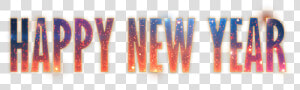 Happy New Year Fireworks Text Clip Arts   Colorfulness  HD Png Download