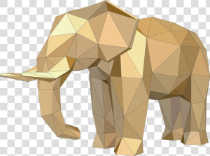 Elephant Animals Low Poly Free Picture   Low Poly Animals Transparent Background  HD Png Download