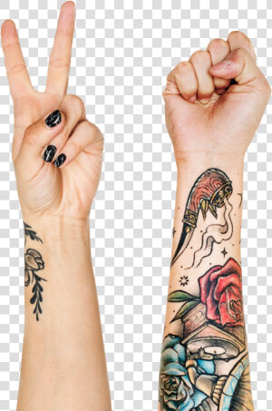 Close Up Close Up Fingers Tattoo Removal  Hd Png Download  Transparent Png