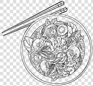 Thai Cuisine   Thai Food Drawing Png  Transparent Png